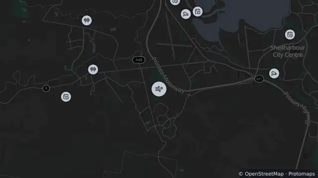 Map of Air Quality — Albion Park South and nearby items