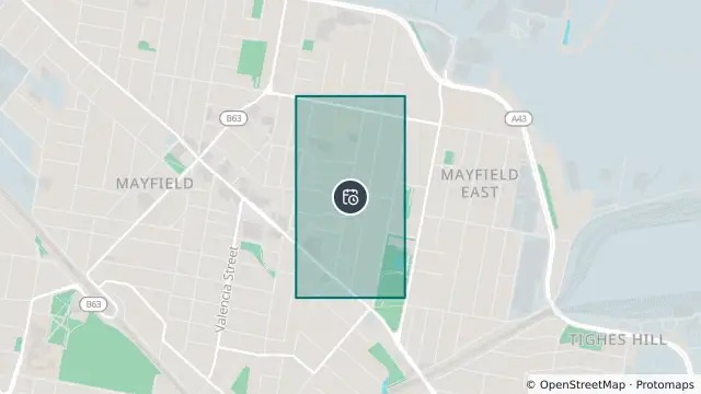 Map of Planned Power Outage — Mayfield and nearby items