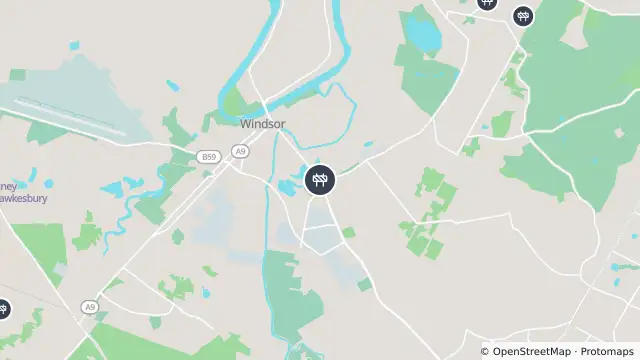 Map of Scheduled Roadwork Intersection Upgrade — Windsor Road, Mcgraths Hill and nearby items
