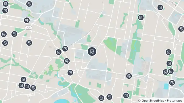 Map of Planned Power Outage — Fairfield East and nearby items