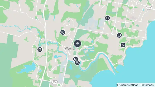 Map of Air Quality — Wyong and nearby items