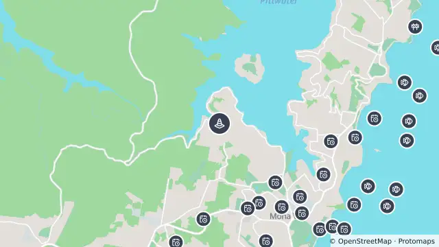 Map of Changed Traffic Conditions — Mccarrs Creek Road, Church Point and nearby items