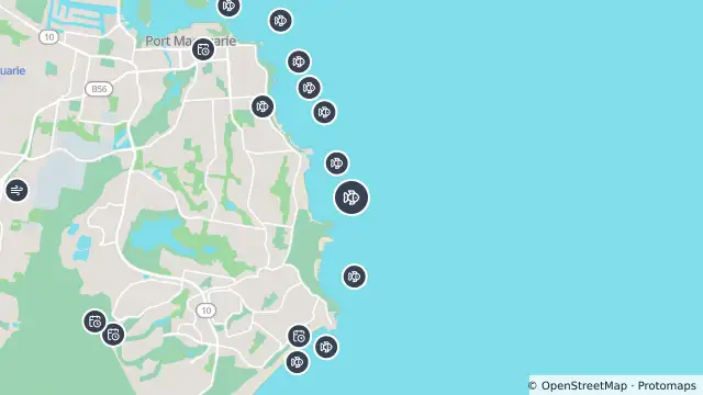 Map of Smart Drumline Location — Shelly and nearby items