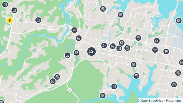 Map of Princes Highway (Sutherland) and nearby items