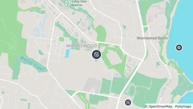 Map of Planned Power Outage — Warriewood and nearby items