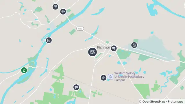 Map of Planned Power Outage — Hobartville and nearby items