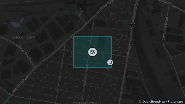 Map of Planned Power Outage — Greenacre and nearby items