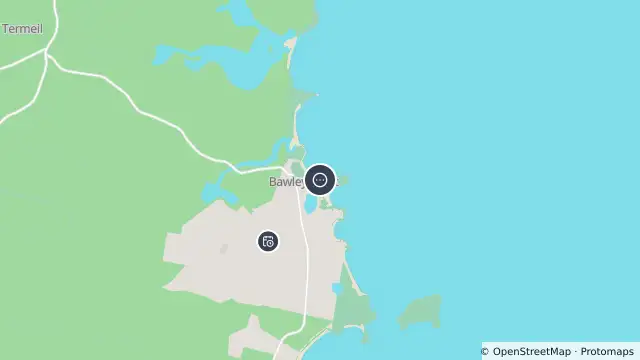 Map of Tingira Drive, Bawley Point and nearby items