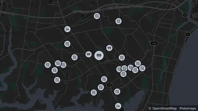 Map of Scheduled Roadwork Resurfacing — Queens Road, Hurstville and nearby items