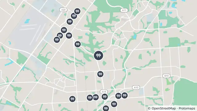 Map of Mowing — The Golden Way, Wynn Vale and nearby items