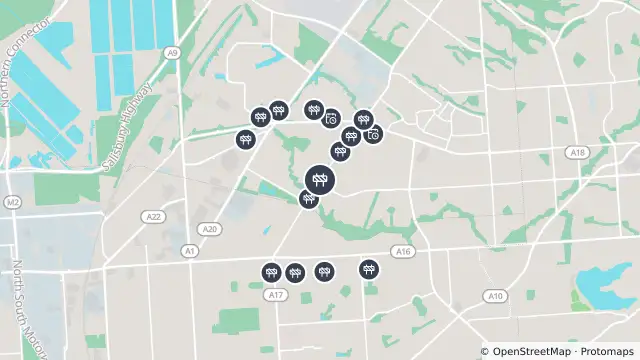 Map of Mowing — Bridge Road, Pooraka and nearby items