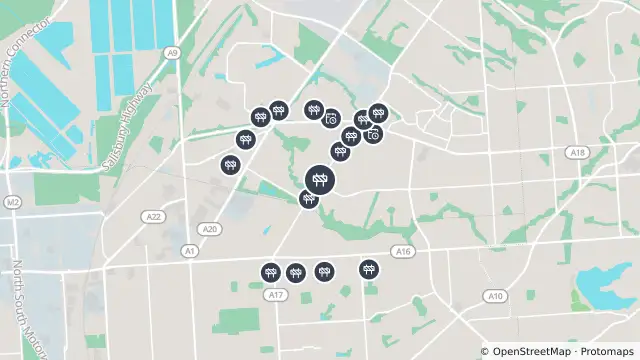 Map of Detours — Bridge Road, Pooraka and nearby items