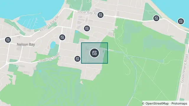 Map of Planned Power Outage — Nelson Bay and nearby items