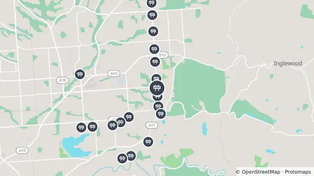 Map of Vms Trailer — Hancock Road, Vista and nearby items