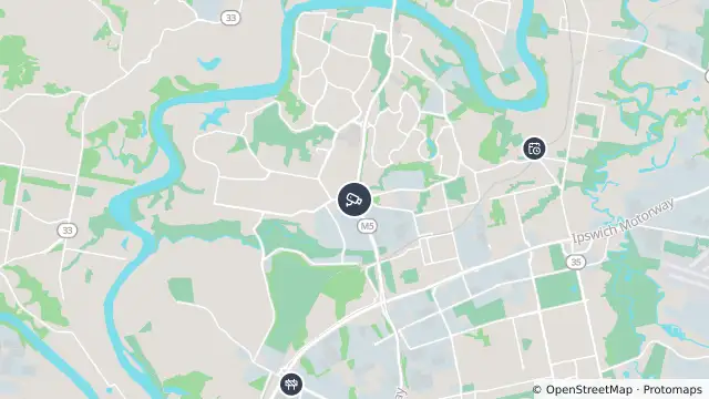Map of Darra - Centenary Highway At Sumner Road Off-Ramp - South and nearby items