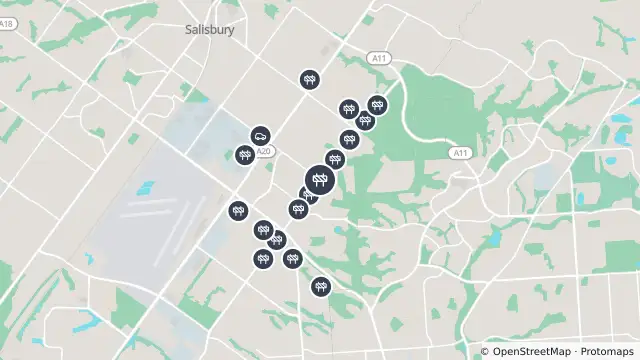 Map of Mowing — Bridge Road, Salisbury East and nearby items