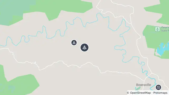 Map of Hazard — North Arm Road, Argents Hill and nearby items