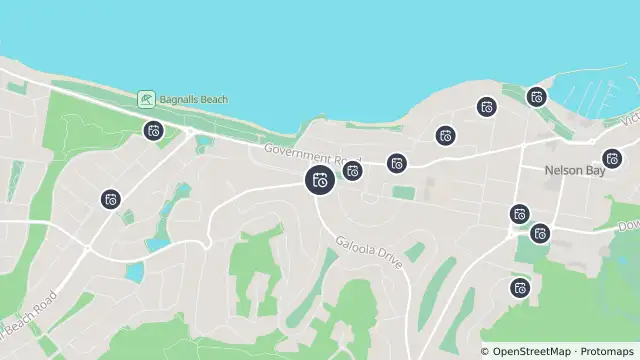 Map of Planned Power Outage — Nelson Bay and nearby items