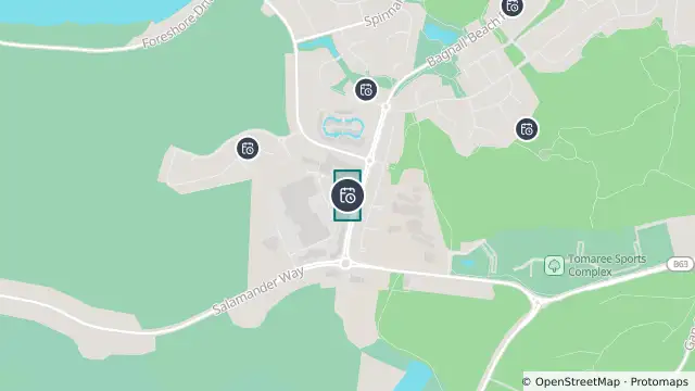 Map of Planned Power Outage — Salamander Bay and nearby items