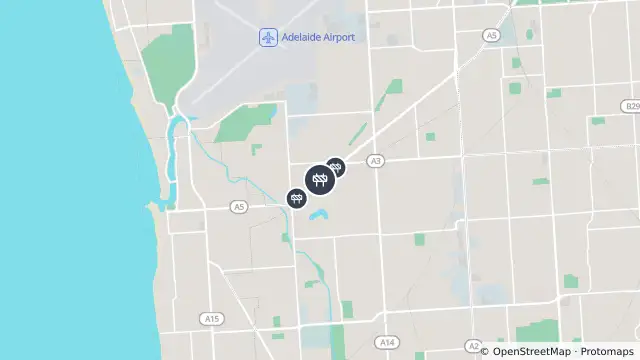 Map of Construction — Anzac Highway, Camden Park and nearby items