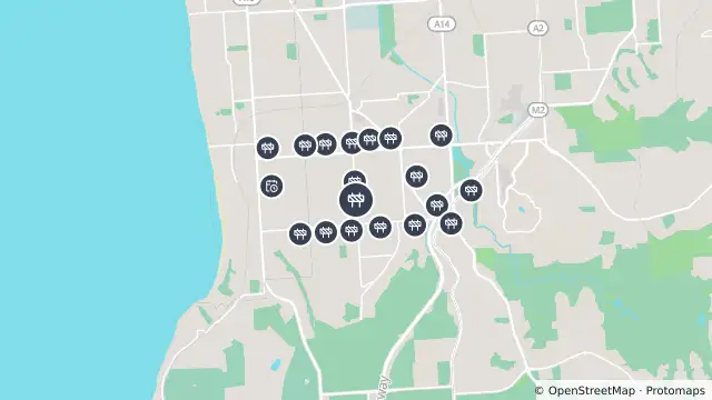 Map of Tree Pruning — Morphett Road, Seacombe Gardens and nearby items