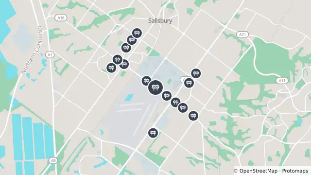 Map of Mowing — Kings Road, Salisbury South and nearby items
