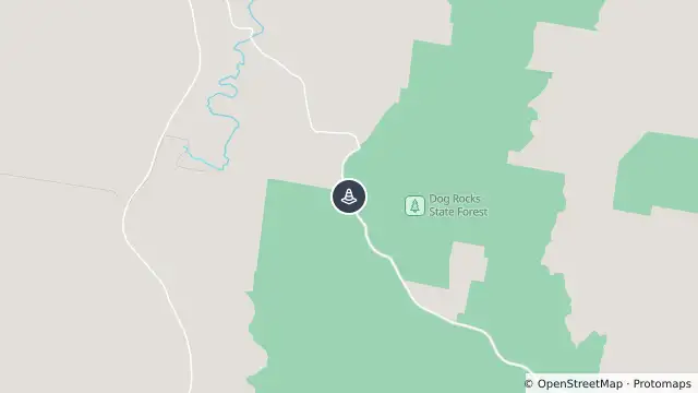 Map of Changed Traffic Conditions — Dog Rocks Road, Oberon and nearby items