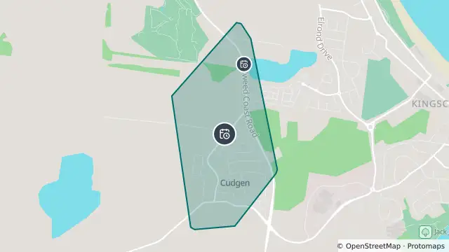 Map of Planned Power Outage — Incd-137620-R and nearby items