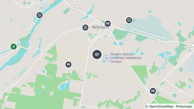 Map of Air Quality — Richmond and nearby items