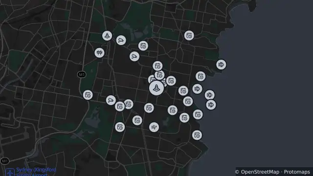 Map of Special Event - Spot On, Randwick — St Pauls St, Randwick and nearby items