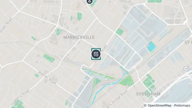 Map of Planned Power Outage — Marrickville and nearby items