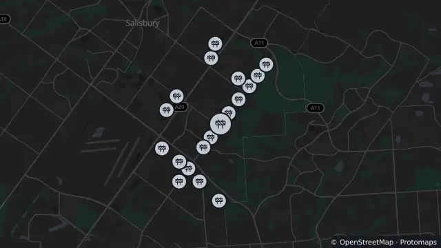 Map of Mowing — Bridge Road, Salisbury East and nearby items