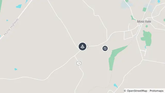 Map of Hazard — Dittons Lane, Sutton Forest and nearby items