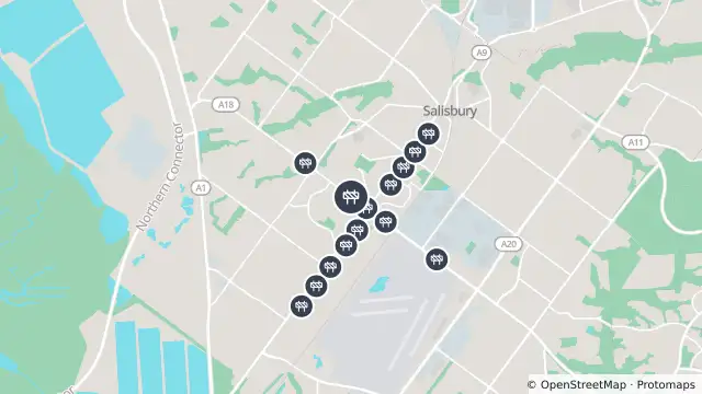 Map of Drainage — Kings Road, Salisbury Downs and nearby items