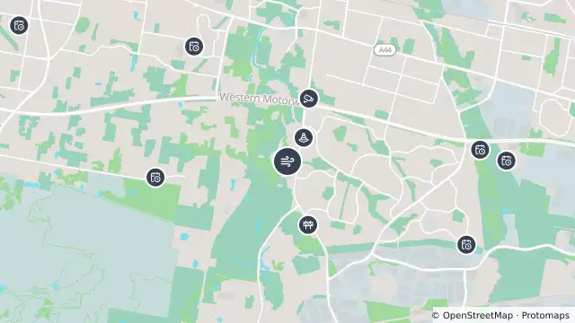 Map of Air Quality — St Marys and nearby items