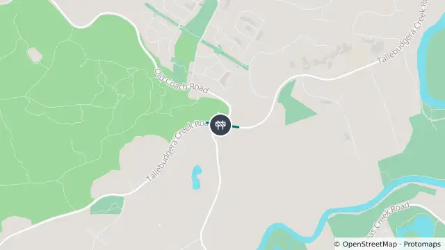 Map of Roadworks — Tallebudgera Creek Road — Tallebudgera and nearby items