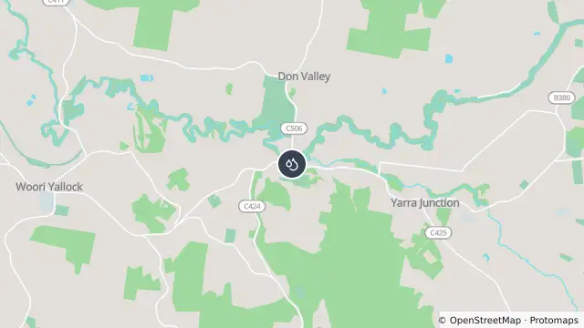 Map of Launching Place and nearby items