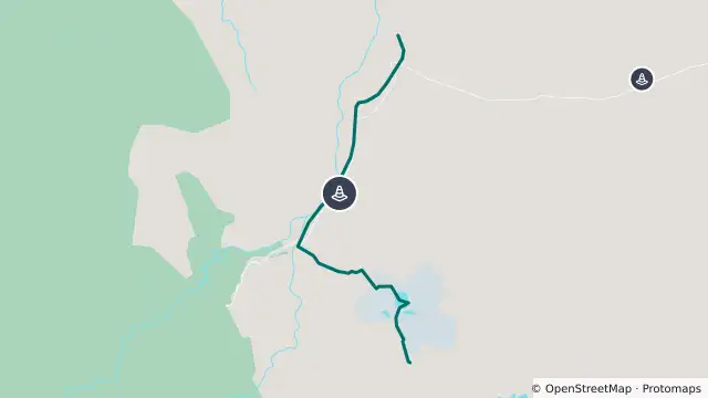 Map of Hazard — Riversleigh Doomadgee Road / Riversleigh Road — Lawn Hill and nearby items