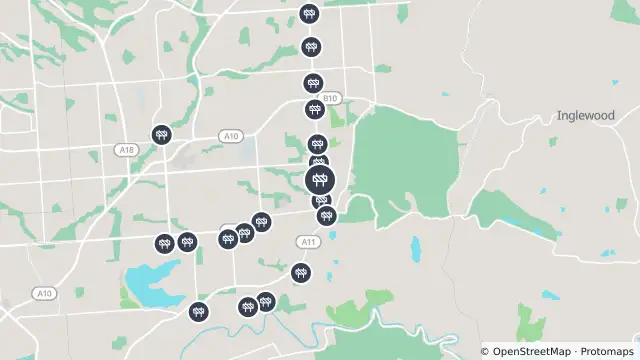 Map of Water Connection — Hancock Road, Vista and nearby items
