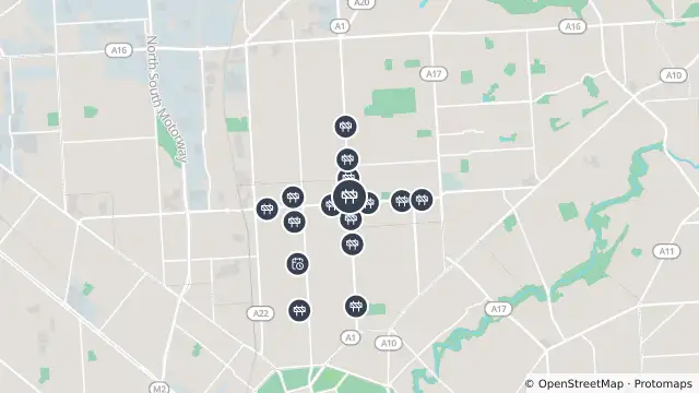 Map of Median Works — Main North Road, Prospect and nearby items