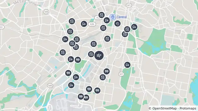 Map of Air Quality — Alexandria and nearby items