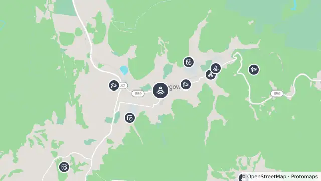 Map of Changed Traffic Conditions Load Limit — Main Street, Lithgow and nearby items