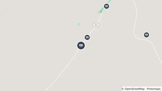 Map of Miscellaneous Works — Flinders Ranges Way, Kanyaka and nearby items