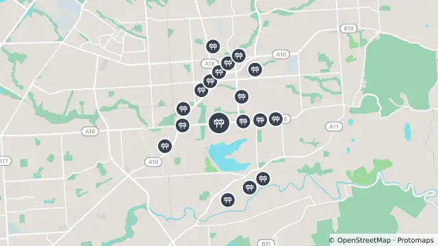 Map of Asphalt Works — Grand Junction Road, Hope Valley and nearby items