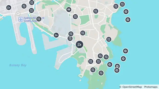 Map of Botany Road (Matraville) and nearby items