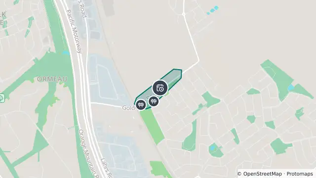 Map of Planned Power Outage — Ormeau and nearby items