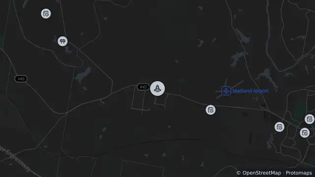Map of Hazard Road Damage — Wyndella Road, Lochinvar and nearby items