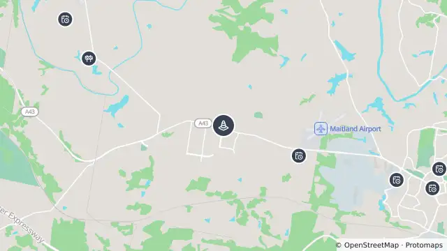 Map of Hazard Road Damage — Wyndella Road, Lochinvar and nearby items