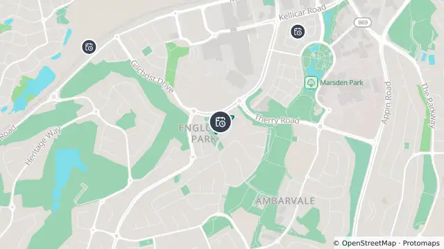 Map of Planned Power Outage — Englorie Park and nearby items