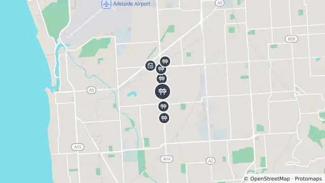 Map of Asphalt Works — Marion Road, Plympton Park and nearby items